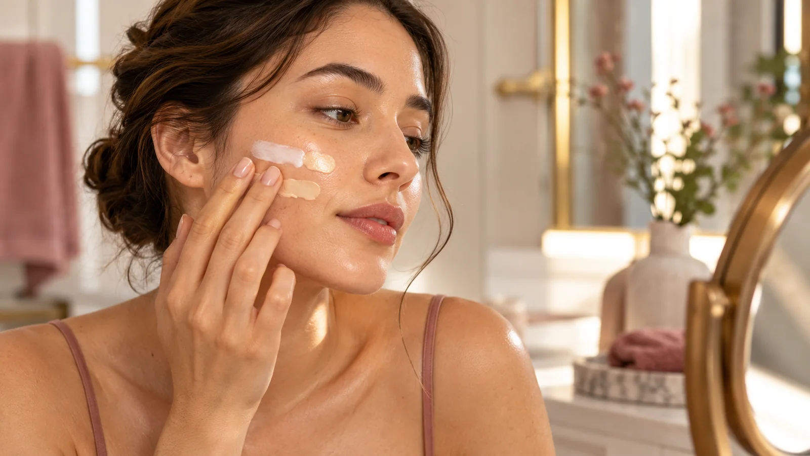 Test compatibility with sunscreen and primer — Skin Tint vs. Tinted Moisturizer vs. Foundation: What Is the Difference?
