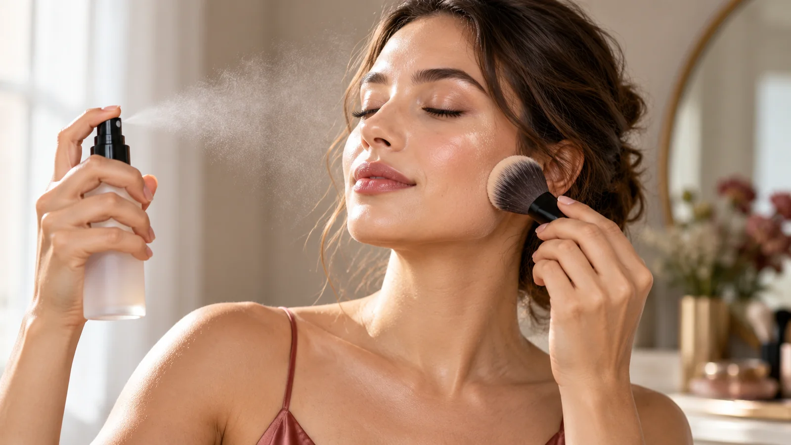 Understand what powder and spray can realistically change — Setting Spray vs. Setting Powder: When to Use Each