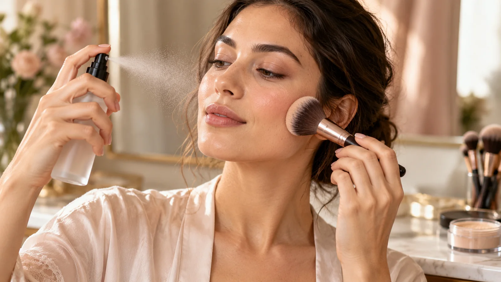 Combine both only where the routine benefits — Setting Spray vs. Setting Powder: When to Use Each