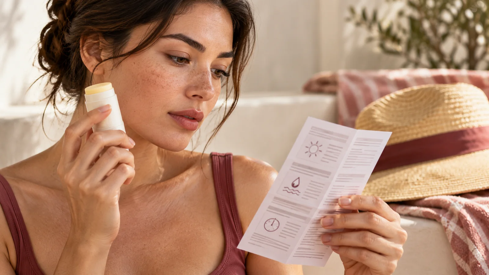 Read directions and water-resistance information — Sunscreen Stick Guide: Where It Helps and Where It Falls Short