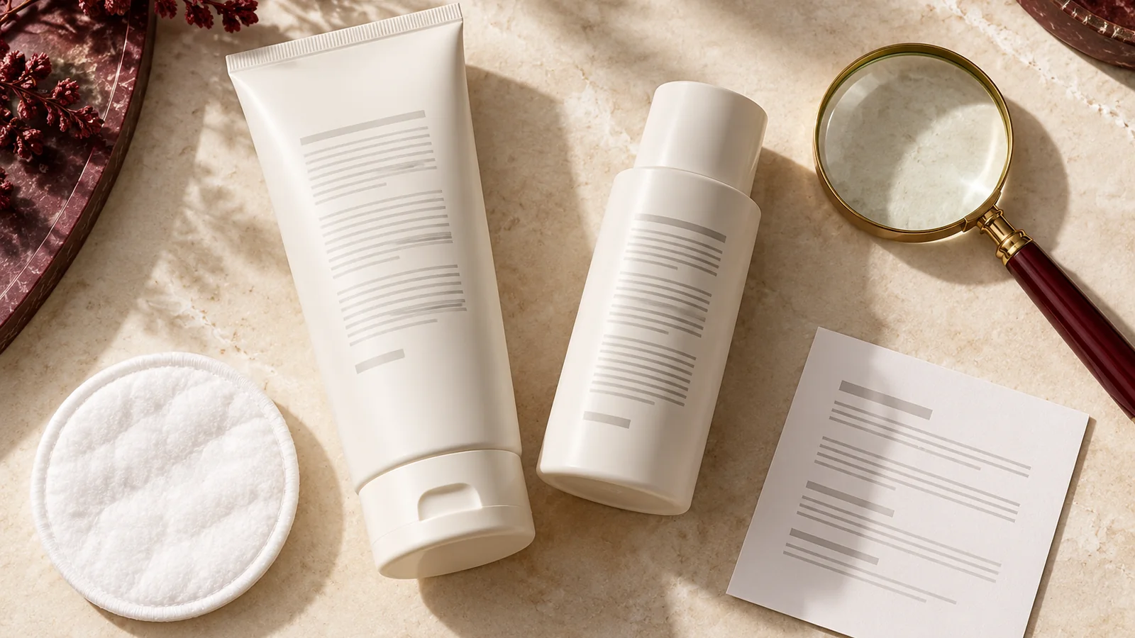 Read the ingredient list and usage warnings first — How to Patch Test Skincare Products Before Using Them